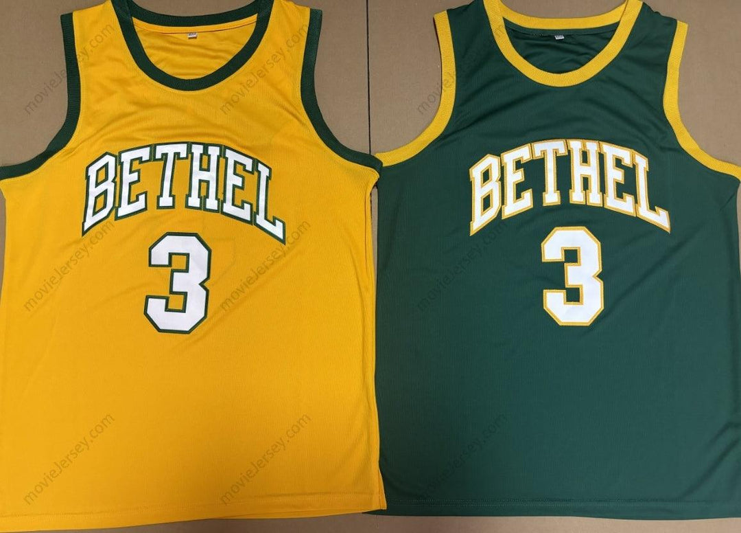 Camiseta de baloncesto retro cosida de Allen Iverson #3 Bethel High School