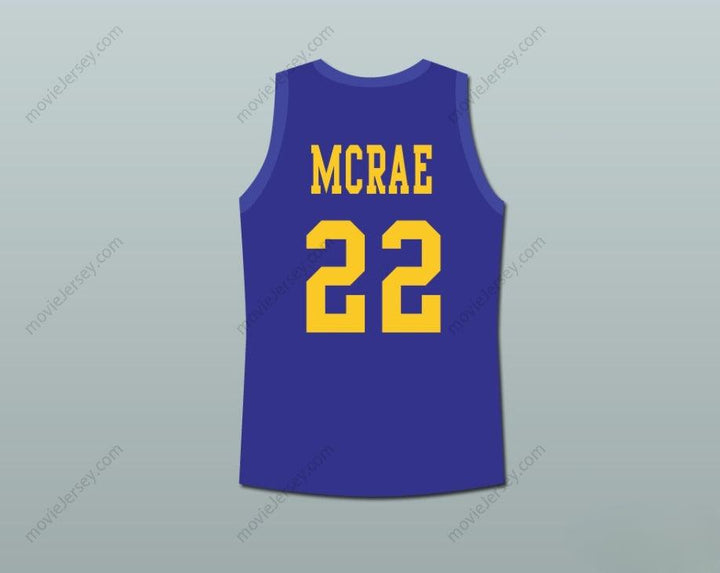 CAMISETA DE BALONCESTO PERSONALIZADA con CUALQUIER Nombre y Número ANFERNEE HARDAWAY BUTCH MCRAE WESTERN UNIVERSITY DE LA PELÍCULA BLUE CHIPS, Costura Superior S-6XL