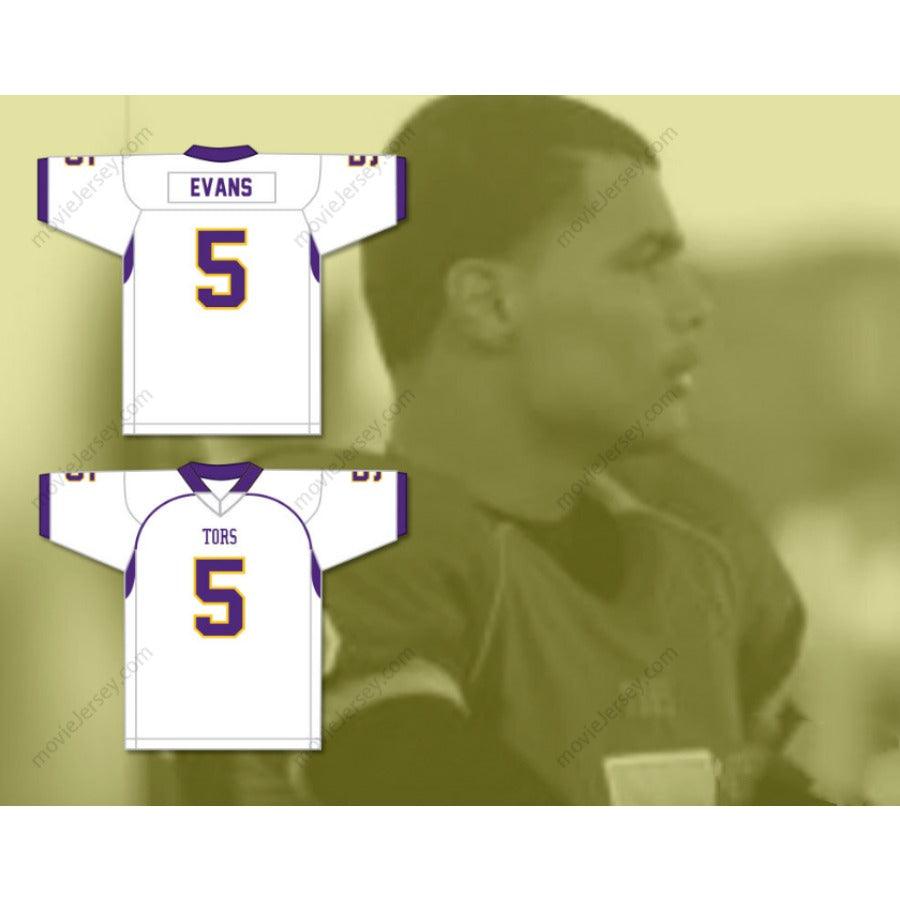 PERSONALIZA Cualquier Nombre Número CAMISETA DE FÚTBOL DE MIKE EVANS #5 DE LA ESCUELA SECUNDARIA TORS Tallas S-6XL