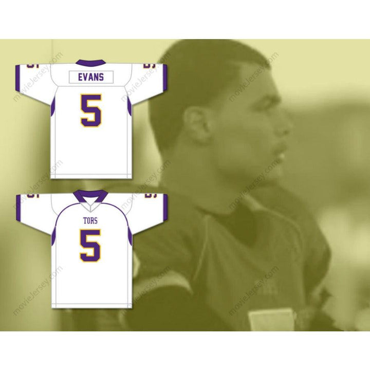 PERSONALIZA Cualquier Nombre Número CAMISETA DE FÚTBOL DE MIKE EVANS #5 DE LA ESCUELA SECUNDARIA TORS Tallas S-6XL