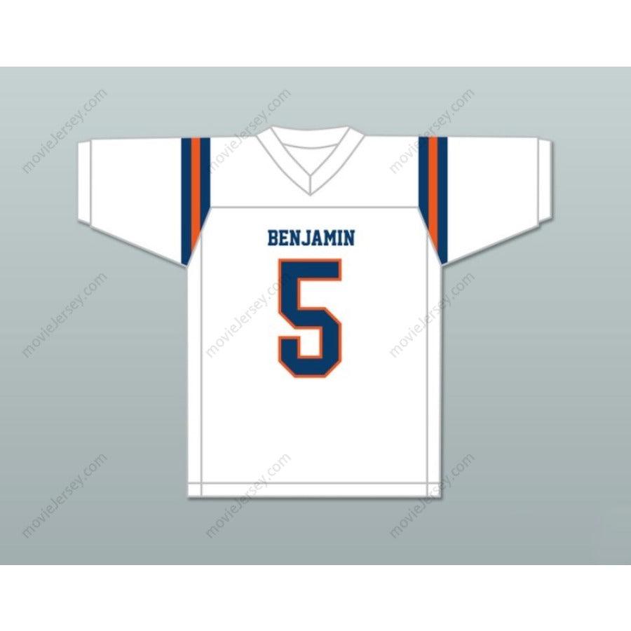 CUSTOM ANY Name Number KAIIR ELAM 5 THE BENJAMIN SCHOOL BUCCANEERS Football Jersey Top Stitched S-6XL