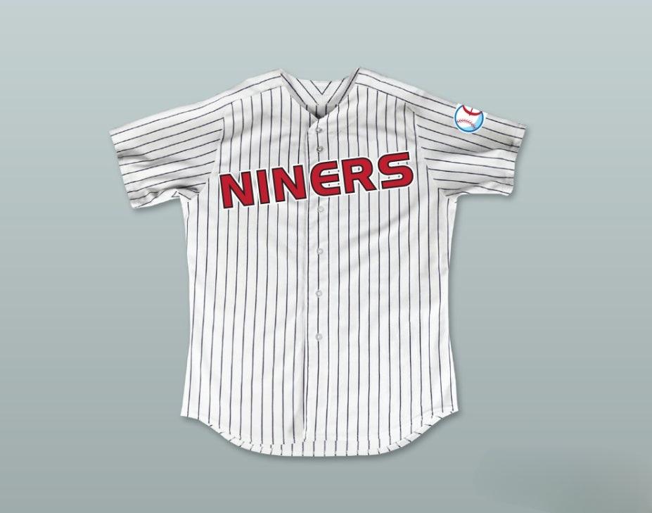 Custom Any Name Number CAPTAIN BENJAMIN SISKO 15 DEEP SPACE NINERS WHITE PINSTRIPED BASEBALL JERSEY Top Stitched S-6XL