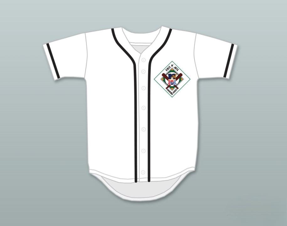 Custom Any Name Number STEVEN ADLER 9 SALAMANDERS BASEBALL JERSEY 1ST ANNUAL ROCK N' JOCK DIAMOND DERBY 1990 Top Stitched S-6XL