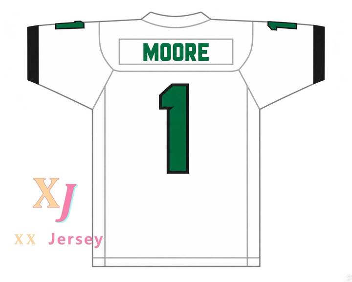 Custom Rondale Moore 1 Trinity High School Shamrocks Football Jersey