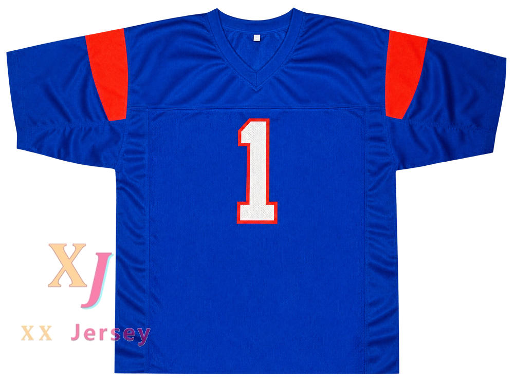 PERSONALIZA CUALQUIER Nombre Número HARMON TEDESCO 1 BLUE MOUNTAIN STATE GOATS Camiseta de Fútbol Cosida Tallas S-6XL