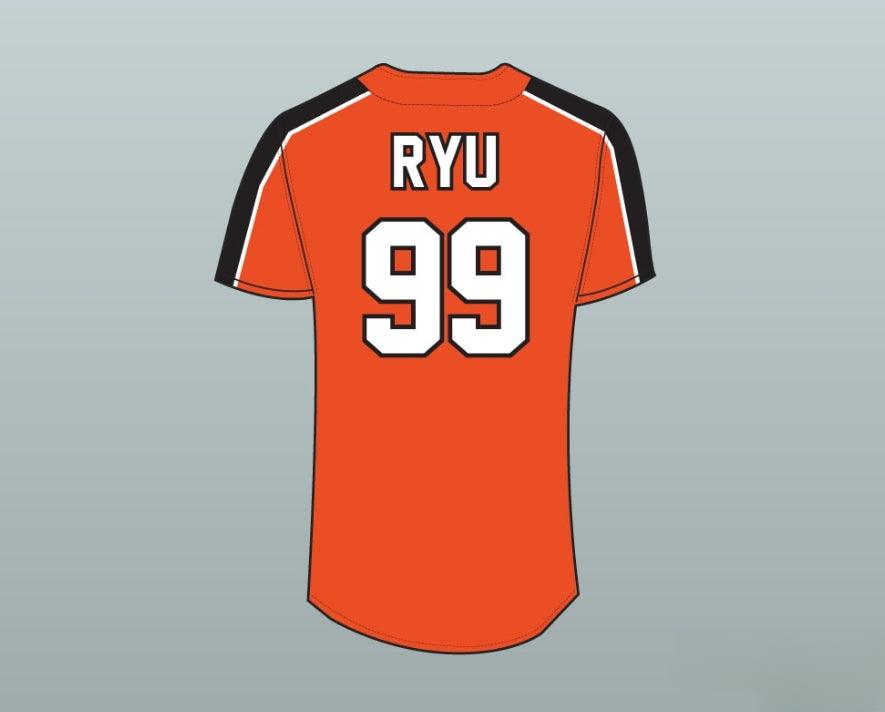 Personalizada Cualquier Nombre Número HYUN-JIN RYU HANWHA EAGLES 99 CAMISETA DE BÉISBOL Top Cosido S-6XL