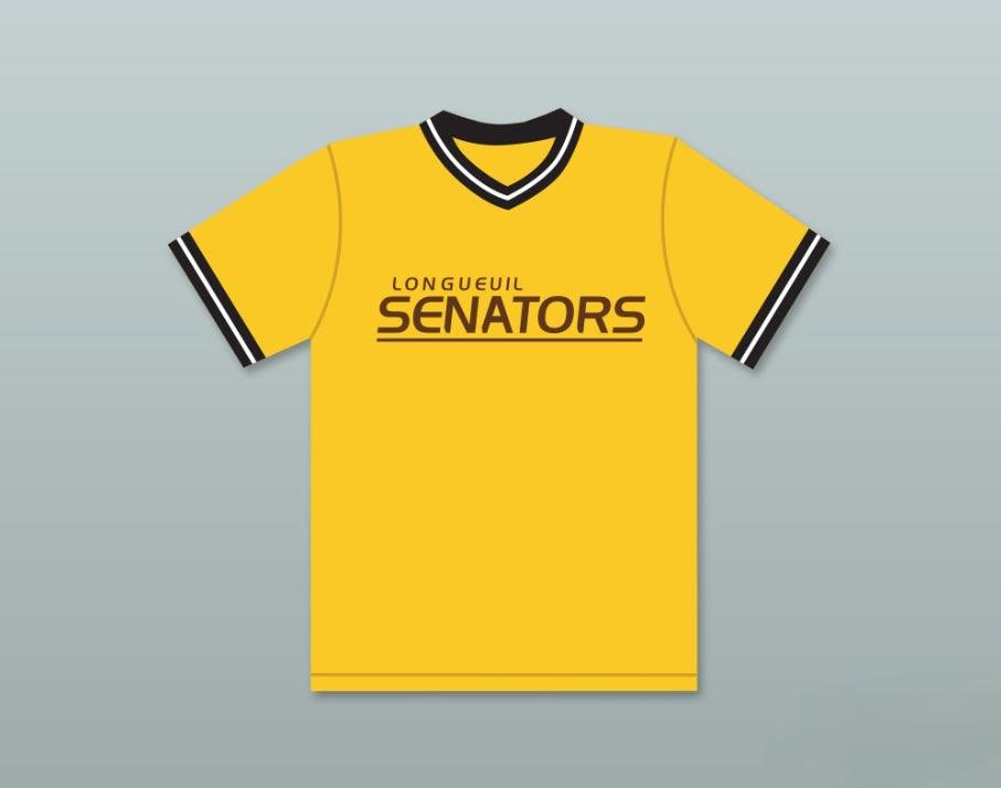 Personalizado Cualquier Nombre Número LARRY 2 LONGUEUIL SENATORS BEER LEAGUE BASEBALL JERSEY SPACEMAN Costura Superior S-6XL