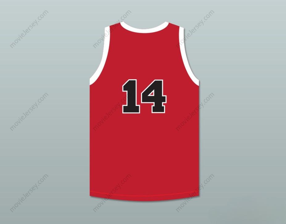 PERSONALIZAR Cualquier Nombre Número GEORGE NOSTRAND 14 PROVIDENCE STEAMROLLERS JERSEY DE BALONCESTO ROJO 1 Superior Cosido S-6XL