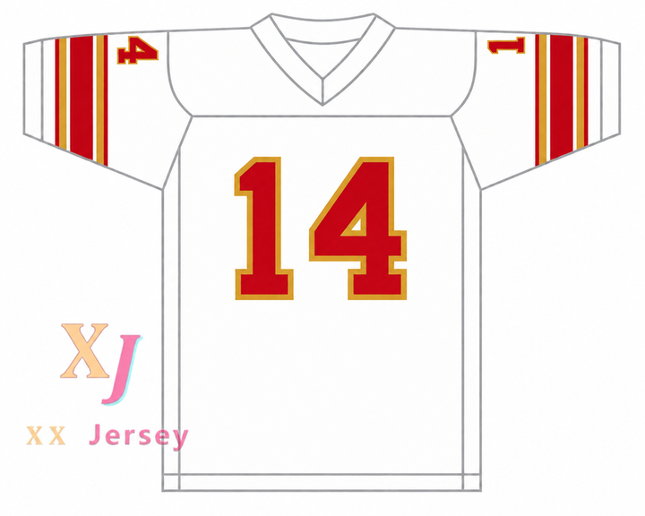 PERSONALIZA Cualquier Nombre Número 1984 USFL CHUCK FUSINA 14 PHILADELPHIA STARS CAMISETA DE FÚTBOL LOCAL Cosida S-6XL