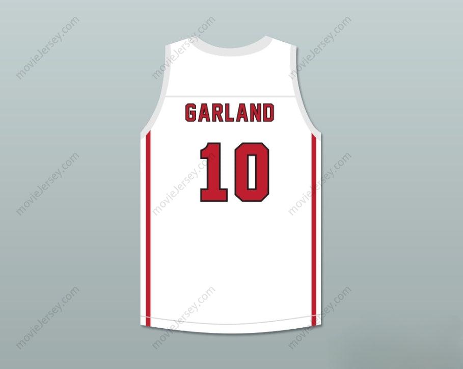 CAMISETA DE BALONCESTO BLANCA DARIUS GARLAND 10 ACADEMY PERSONALIZADA CON CUALQUIER NOMBRE Y NÚMERO, 2 costuras, tallas S-6XL
