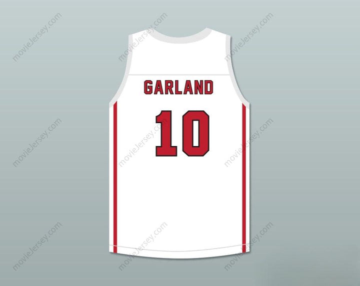 CAMISETA DE BALONCESTO BLANCA DARIUS GARLAND 10 ACADEMY PERSONALIZADA CON CUALQUIER NOMBRE Y NÚMERO, 2 costuras, tallas S-6XL