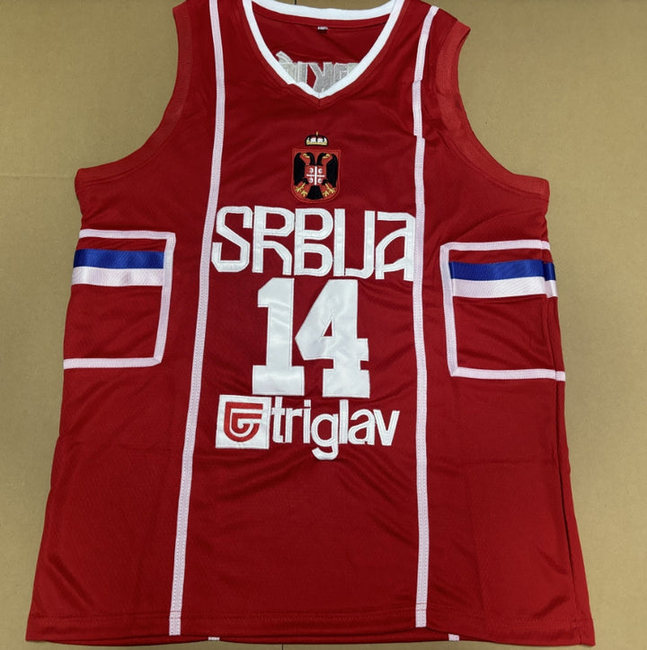 Nikola Jokic #14 Serbia Joker Serbian Team Mens Basketball Jersey All Stitched