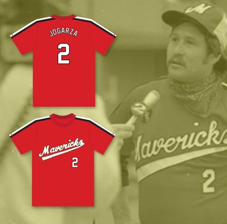 Camiseta de béisbol personalizada con nombre y número JOE 'JOGARZA' GARZA 2 - LOS BASTARDOS GOLPEADOS DEL BÉISBOL - Costuras de alta calidad S-6XL