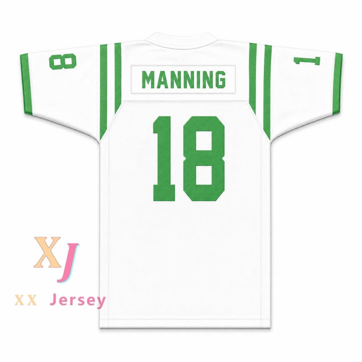 CUSTOM VERSION PEYTON MANNING 18 ISIDORE NEWMAN HIGH SCHOOL FOOTBALL JERSEY Top Stitched S-6XL