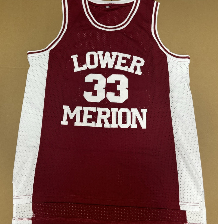 Bryant Lower Merion #33 High School Men's Basketball Jersey Top Stitched S-XXXL