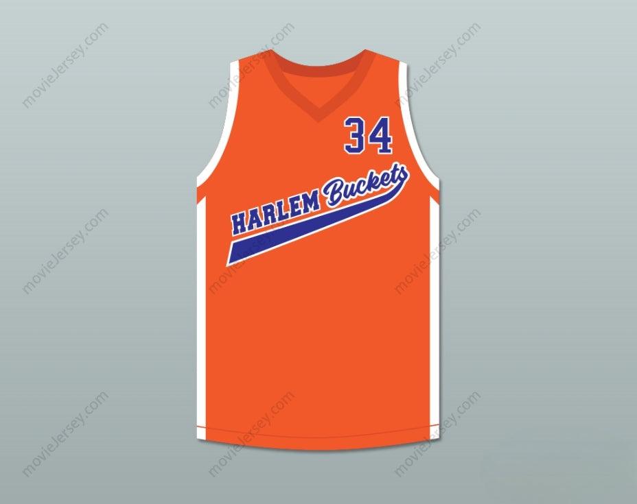 CUSTOM ANY Name Number BIG FELLA 34 HARLEM BUCKETS BASKETBALL JERSEY UNCLE DREW Top Stitched S-6XL