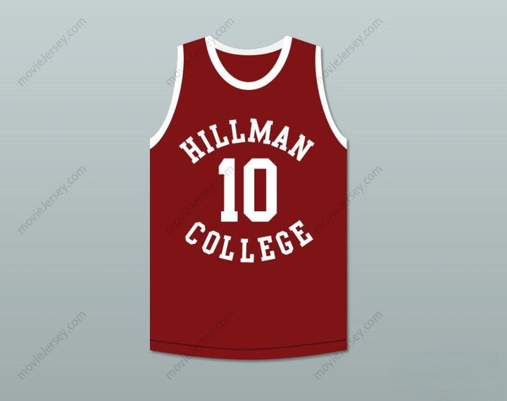 CUSTOM ANY Name Number DARRYL M. BELL RONALD 'RON' JOHNSON 10 HILLMAN COLLEGE MAROON BASKETBALL JERSEY A DIFFERENT WORLD Top Stitched S-6XL