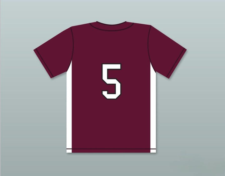 Personalizado Cualquier Nombre Número PATRICK MAHOMES 5 CAMISETA DE BÉISBOL MARRÓN DE LOS WILDCATS DE LA ESCUELA SECUNDARIA WHITEHOUSE 1 Cosida en la parte superior S-6XL