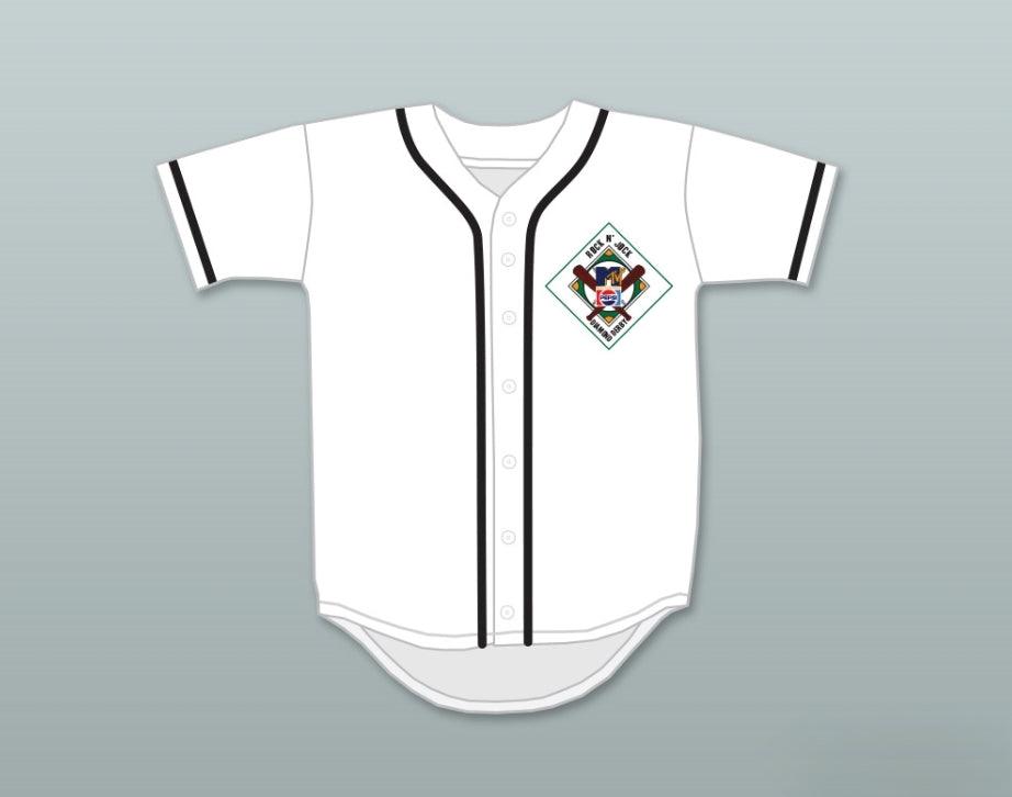 Custom Any Name Number MIKE LOOKINLAND 19 SALAMANDERS BASEBALL JERSEY 1ST ANNUAL ROCK N' JOCK DIAMOND DERBY 1990 Top Stitched S-6XL