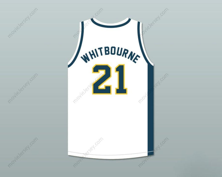 PERSONALIZA Cualquier Nombre Número EVAN WHITBOURNE 21 CAMISETA DE BALONCESTO MALIBU VISTA HIGH SCHOOL SEA LIONS A POR ELLO: LUCHA HASTA EL FINAL Costuras decorativas S-6XL