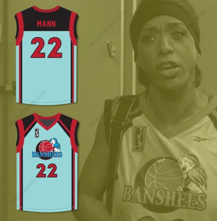 PERSONALIZADO Cualquier Nombre Número MIGUEL A. NUNEZ JR. JUWANNA MANN 22 CHARLOTTE BANSHEES CAMISETA DE BALONCESTO LOCAL CON PARCHE WUBA S-6XL con costura superior