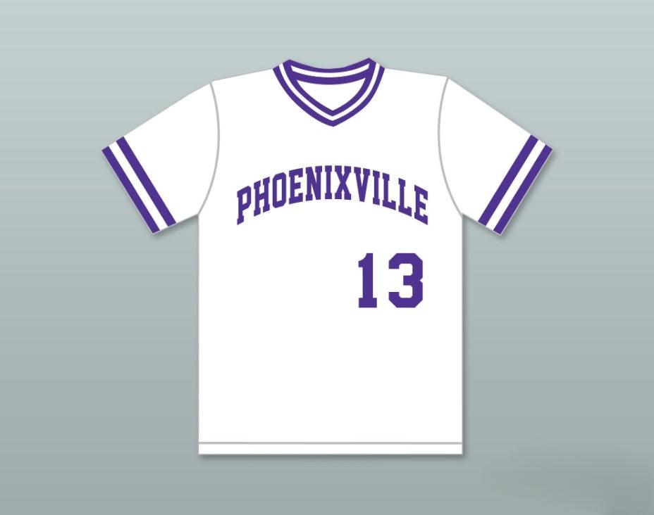 Custom Any Name Number MIKE PIAZZA 13  AREA HIGH SCHOOL PHANTOMS WHITE BASEBALL JERSEY 2 Top Stitched S-6XL