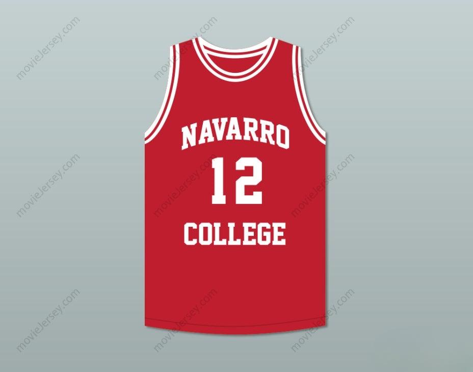 CUSTOM ANY Name Number RAPPER CAMERON GILES 'CAM'RON' 12 NAVARRO  RED BASKETBALL JERSEY Top Stitched S-6XL
