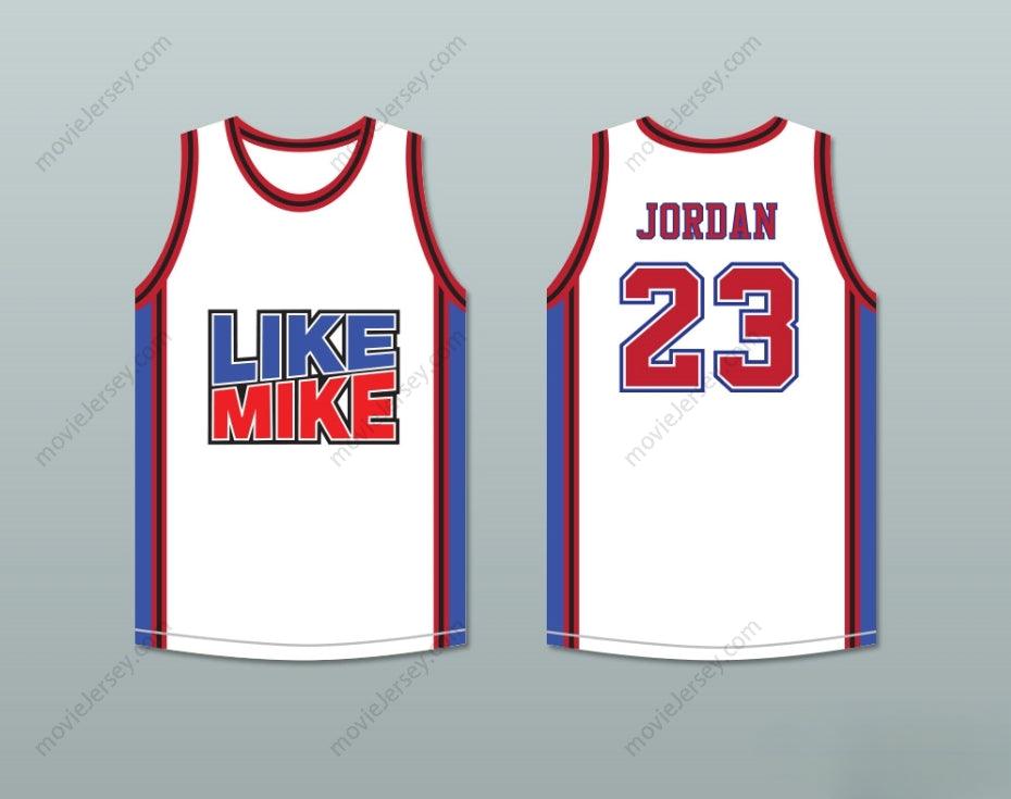 CUSTOM ANY Name Number MICHAEL   23 LIKE MIKE WHITE BASKETBALL JERSEY Top Stitched S-6XL