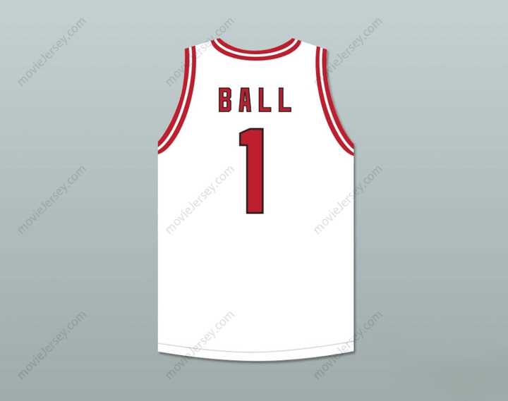 CUSTOM ANY Name Number LAMELO BALL 1 ILLAWARRA   WHITE BASKETBALL JERSEY 1 Top Stitched S-6XL