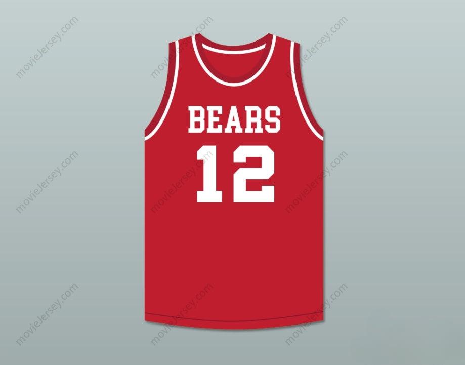 CUSTOM ANY Name Number MICHAEL  12 EMMA B TRASK MIDDLE SCHOOL BEARS RED BASKETBALL JERSEY 2 Top Stitched S-6XL