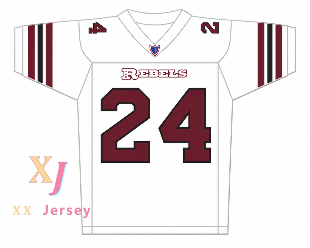 Custom Jamal Webber 24 Boston Rebels Football Jersey