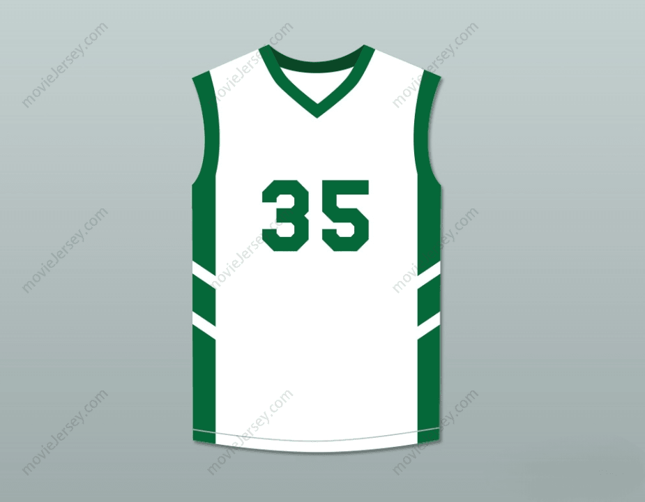 PERSONALIZA CUALQUIER Nombre Número JERRY 'ASSASSIN' DUPREE 35 CAMISETA BLANCA DE BALONCESTO DENNIS RODMAN'S BIG BANG IN PYONGYANG Costura Superior S-6XL
