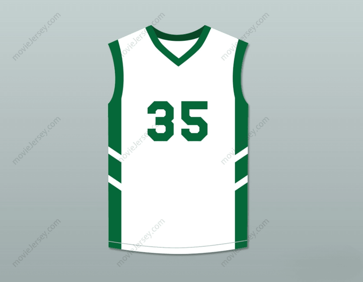 PERSONALIZA CUALQUIER Nombre Número JERRY 'ASSASSIN' DUPREE 35 CAMISETA BLANCA DE BALONCESTO DENNIS RODMAN'S BIG BANG IN PYONGYANG Costura Superior S-6XL