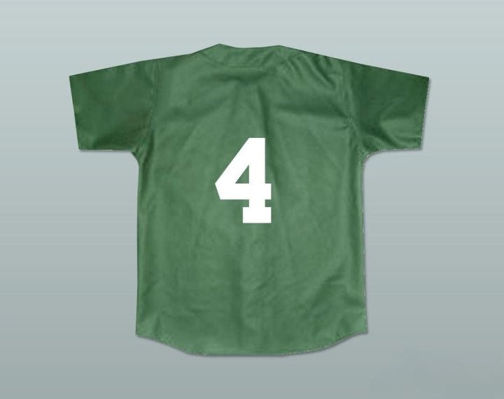 Custom Any Name Number CLARENCE 4 KEKAMBAS BASEBALL JERSEY HARDBALL DARK GREEN Top Stitched S-6XL