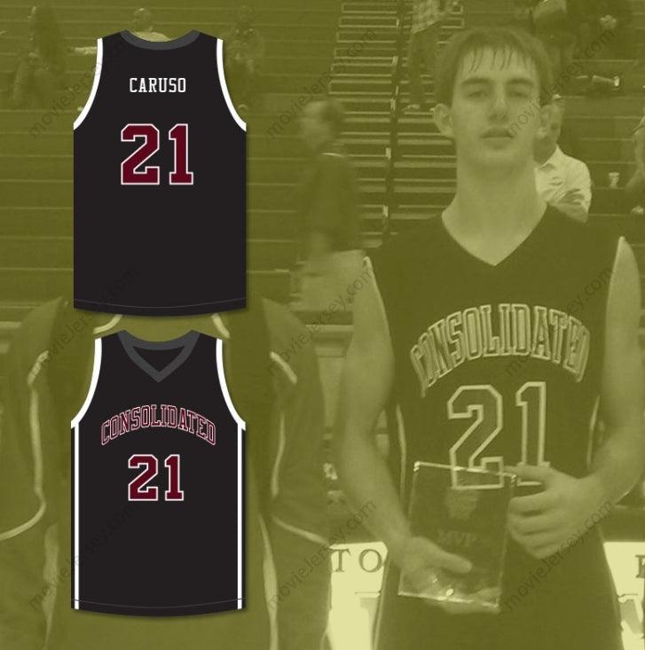 PERSONALIZADO Cualquier Nombre Número ALEX CARUSO 21 CAMISETA DE BALONCESTO Negra Cosida TIGERS DE A&M CONSOLIDATED HIGH SCHOOL Tallas S-6XL
