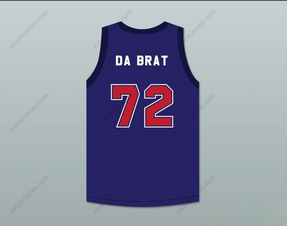 CAMISETA PERSONALIZADA CUALQUIER Nombre Número DRU HILL IN MY BED DA BRAT SOSO DEF 72 DE BALONCESTO Top Bordado Tallas S-6XL