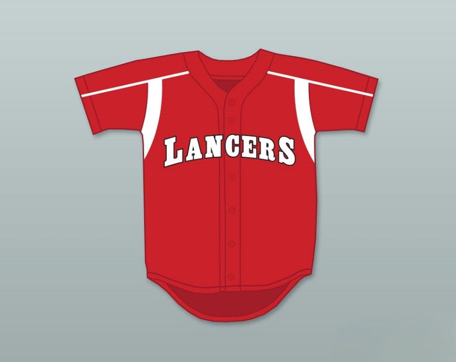 Personalizado Cualquier Nombre Número GERRIT COLE 10 LUTHERAN HIGH SCHOOL OF ORANGE COUNTY LANCERS CAMISETA DE BÉISBOL ROJA 2 Costuras Dobles S-6XL