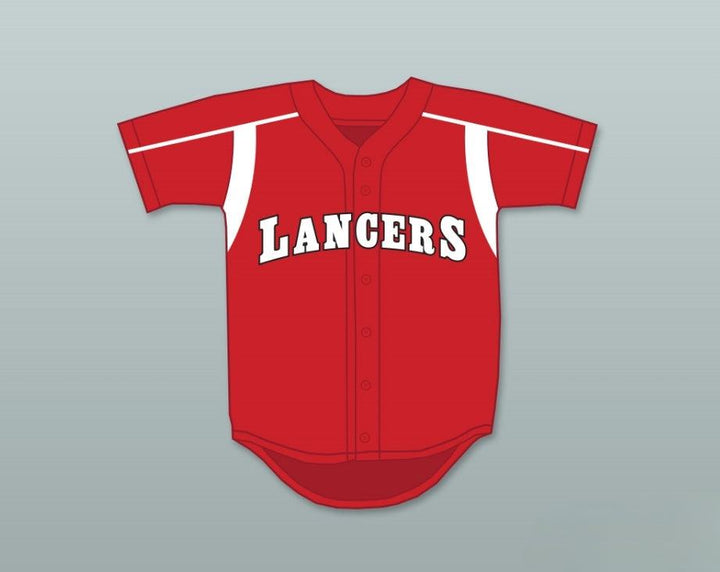 Personalizado Cualquier Nombre Número GERRIT COLE 10 LUTHERAN HIGH SCHOOL OF ORANGE COUNTY LANCERS CAMISETA DE BÉISBOL ROJA 2 Costuras Dobles S-6XL