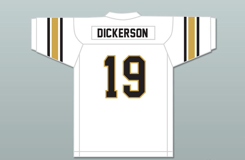 PERSONALIZA Cualquier Nombre Número Eric Dickerson 19 Sealy High School Tigers Blanco Negro Jersey de Fútbol Top Cosido Tallas S-6XL