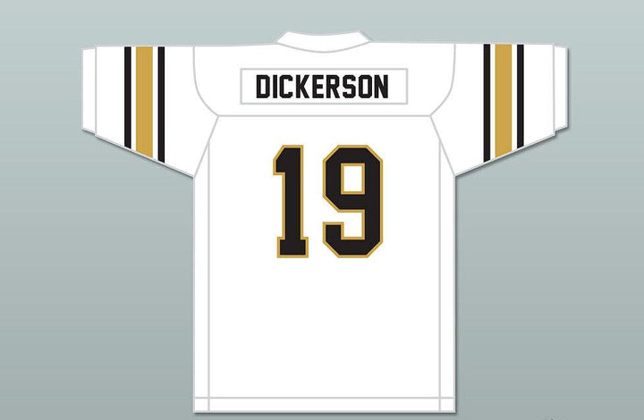 PERSONALIZA Cualquier Nombre Número Eric Dickerson 19 Sealy High School Tigers Blanco Negro Jersey de Fútbol Top Cosido Tallas S-6XL