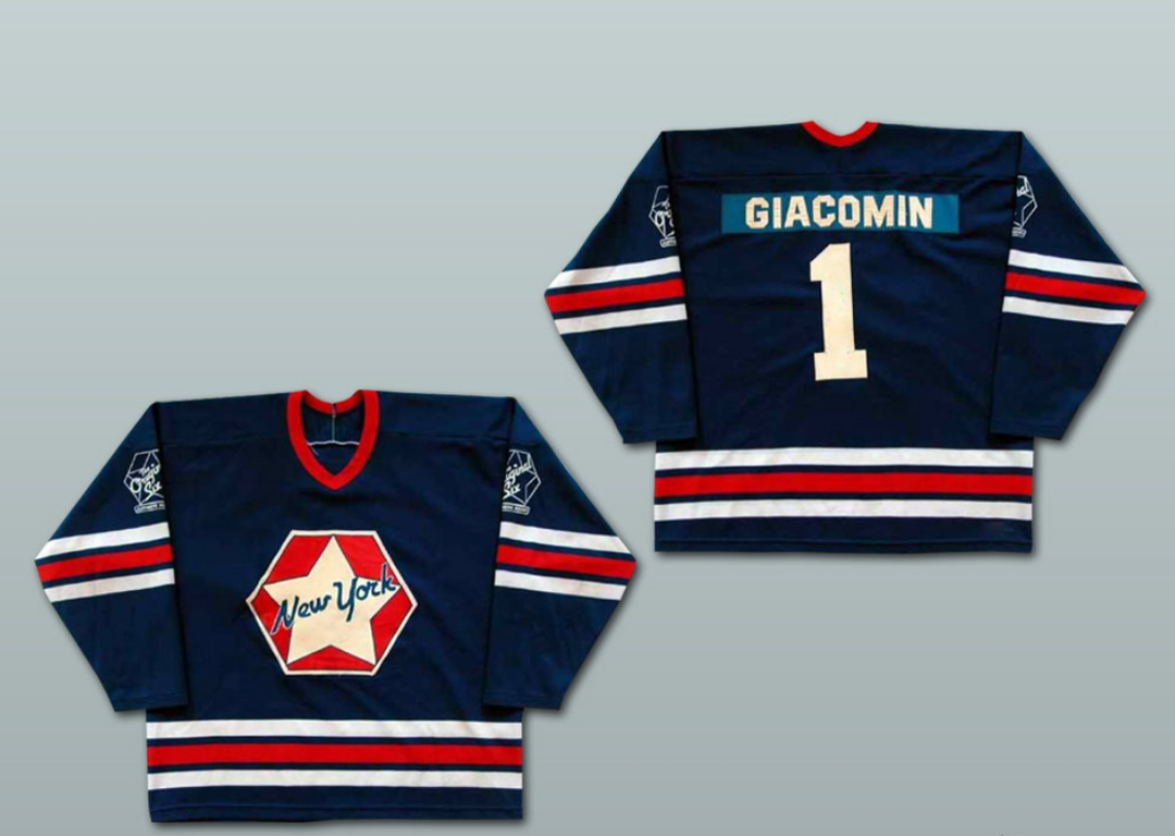 Custom Any Name Number Ed Giacomin NY Original Six Oldtimers Hockey Jersey Top Stitched S-6XL