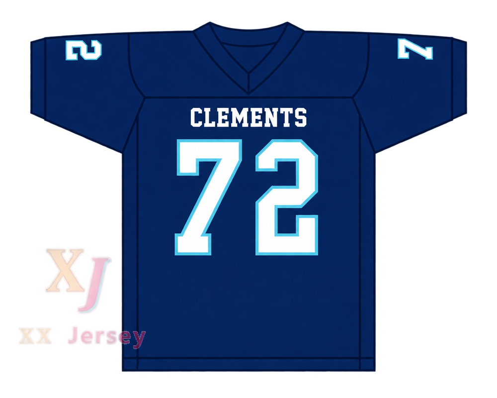 Custom Rashawn Slater 72 Clements High School Rangers Football Jersey