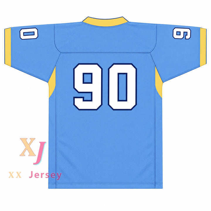 PERSONALIZADA cualquier Nombre Número SHAQ LAWSON 90 D. W. DANIEL HIGH SCHOOL LIONS Camiseta de Fútbol con Costura Superior Tallas S-6XL