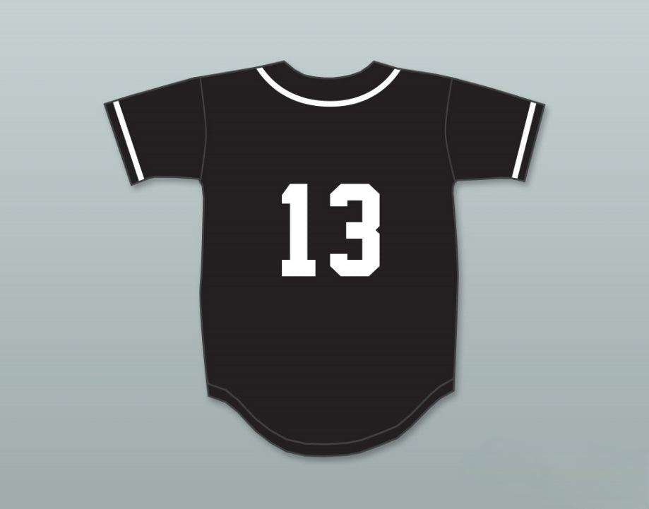 Camiseta de béisbol personalizada con cualquier nombre y número ROGER MCDOWELL 13 AARDVARKS 1ª edición anual ROCK N' JOCK DIAMOND DERBY 1990 cosida S-6XL