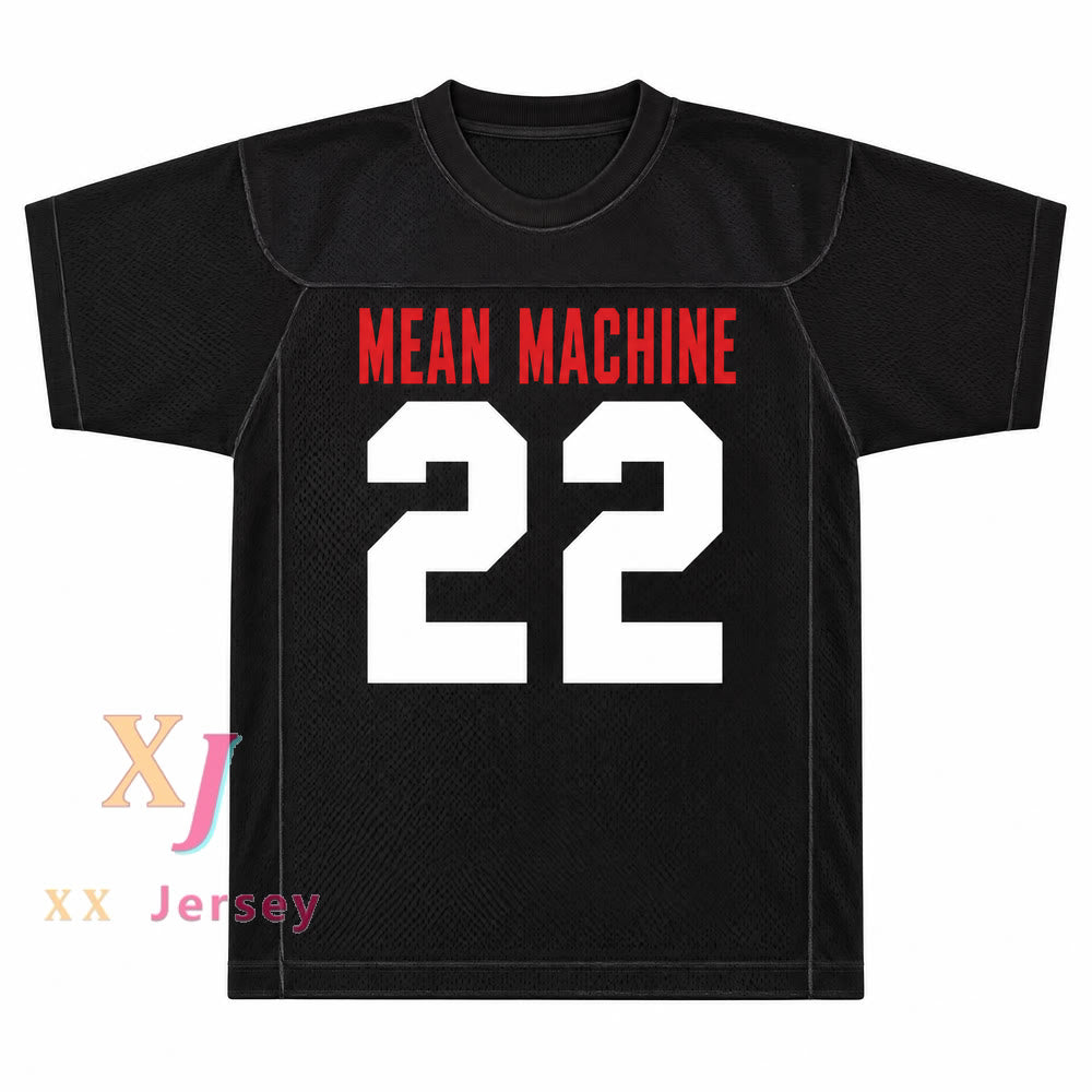 PERSONALIZAR Cualquier Nombre Número BURT REYNOLDS 22 PAUL CREWE MEAN MACHINE CONVICTS FÚTBOL AMERICANO Jersey Parte Superior Cosido S-6XL