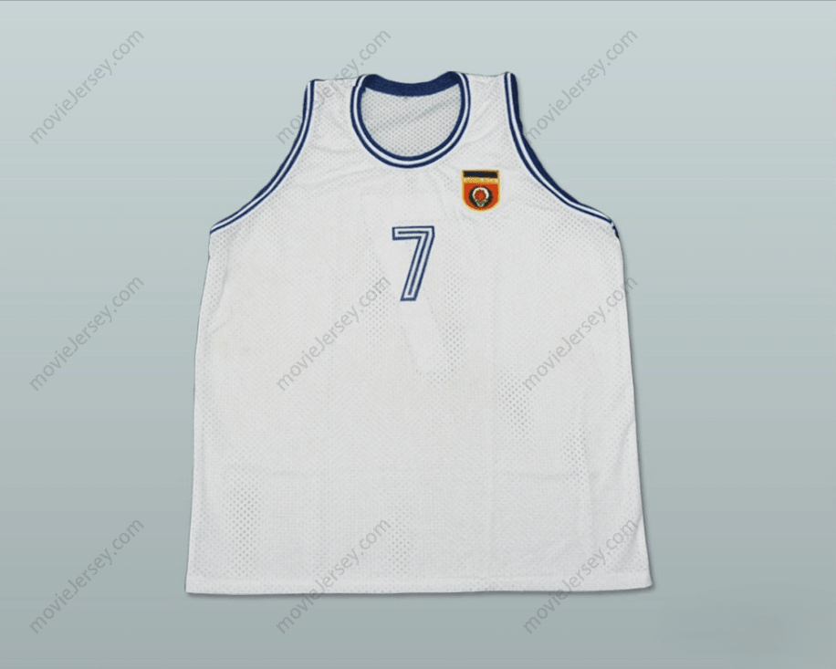 PERSONALIZADA Cualquier Nombre Número TONI KUKOC 7 YUGOSLAVIA CAMISETA DE BALONCESTO Cosido S-6XL