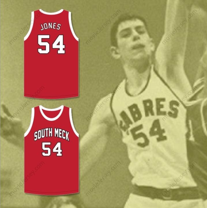 PERSONALIZADA Cualquier Nombre Número BOBBY JONES 54 SOUTHERN HIGH SCHOOL SABRES CAMISETA ROJA DE BALONCESTO Cosido S-6XL