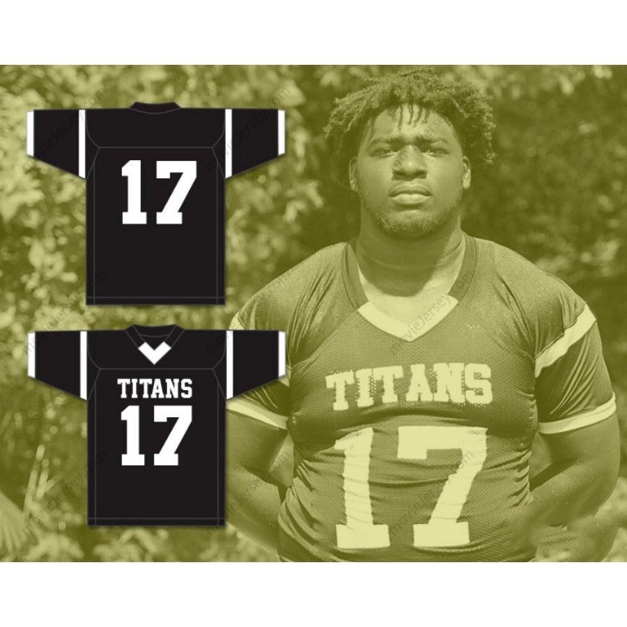 Personaliza Cualquier Nombre y Número DEVONTE WYATT 17 Camiseta de Fútbol de los TITANS de TOWERS HIGH SCHOOL, Cosido, Tallas S-6XL