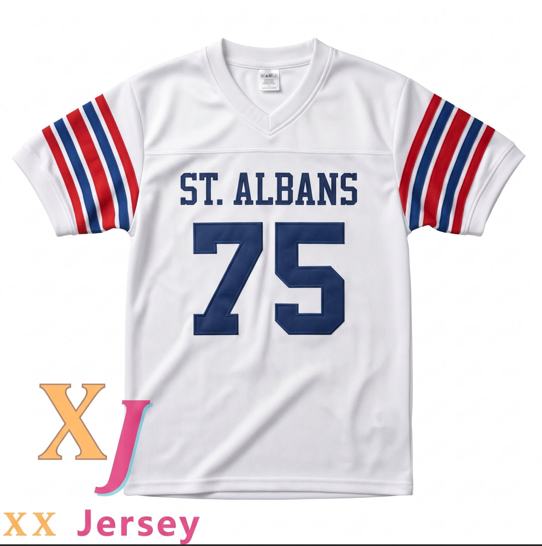 CUSTOM BULLDOGS DARK JONATHAN OGDEN 75 SCHOOL FOOTBALL JERSEY S-6XL