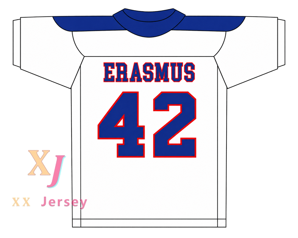 Custom Sid Luckman 42 Erasmus Hall High School Football Jersey